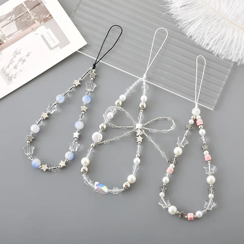 Phone Accessories Pictures - Cadena para Teléfono con Cuentas de