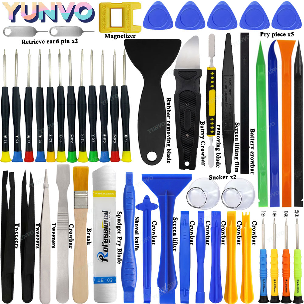 Phone Accessories Kit - Herramientas de reparación de desmontaje de