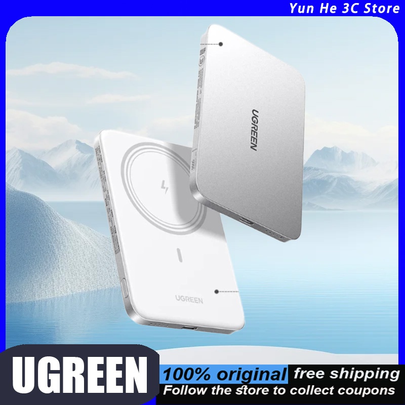 Power Bank Slim - Batería Externa Magnética UGREEN Ultradelgada y