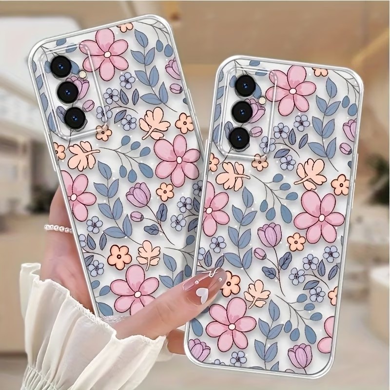 Samsung Galaxy S25 - Funda transparente antideslizante para teléfono Samsung