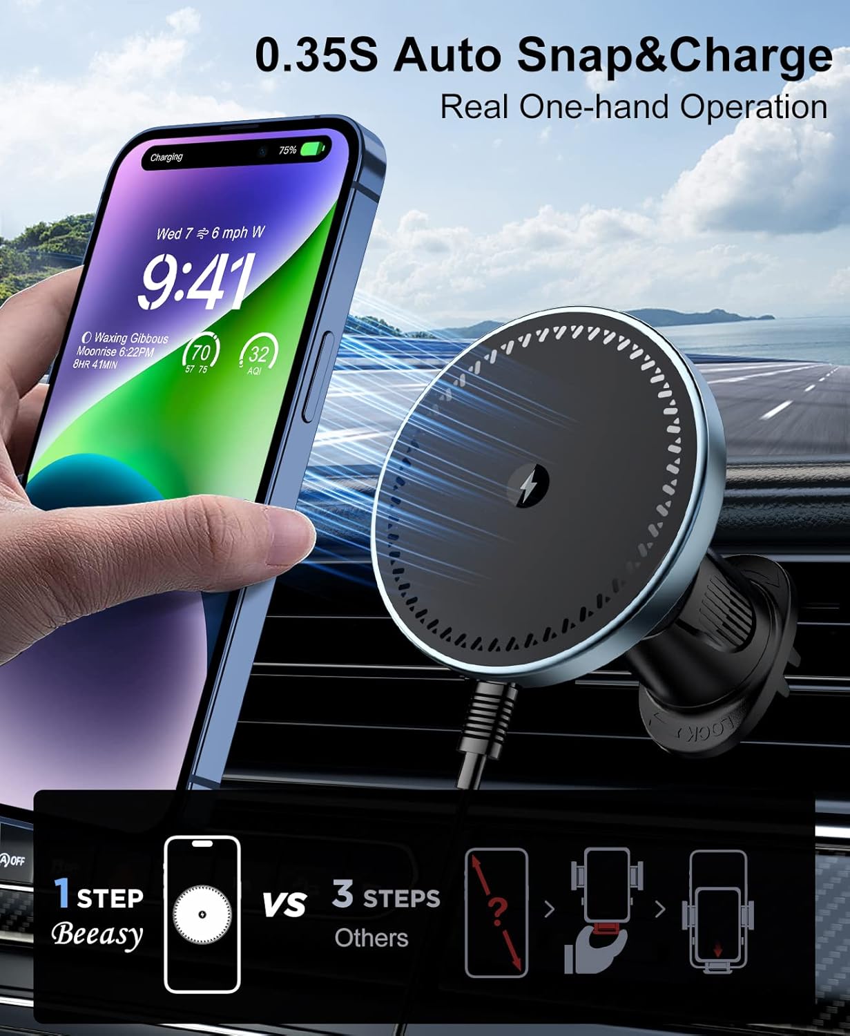 Phone Cooling Fan - UYUXIO soporte magnético para teléfono de