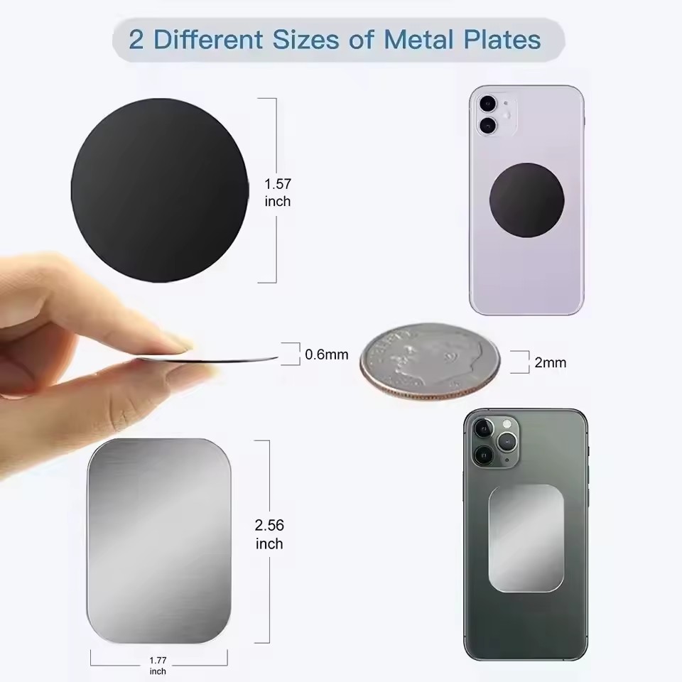 5/10 piezas Placa Metálica Mag - Phone Accessories Stand reseña y precio