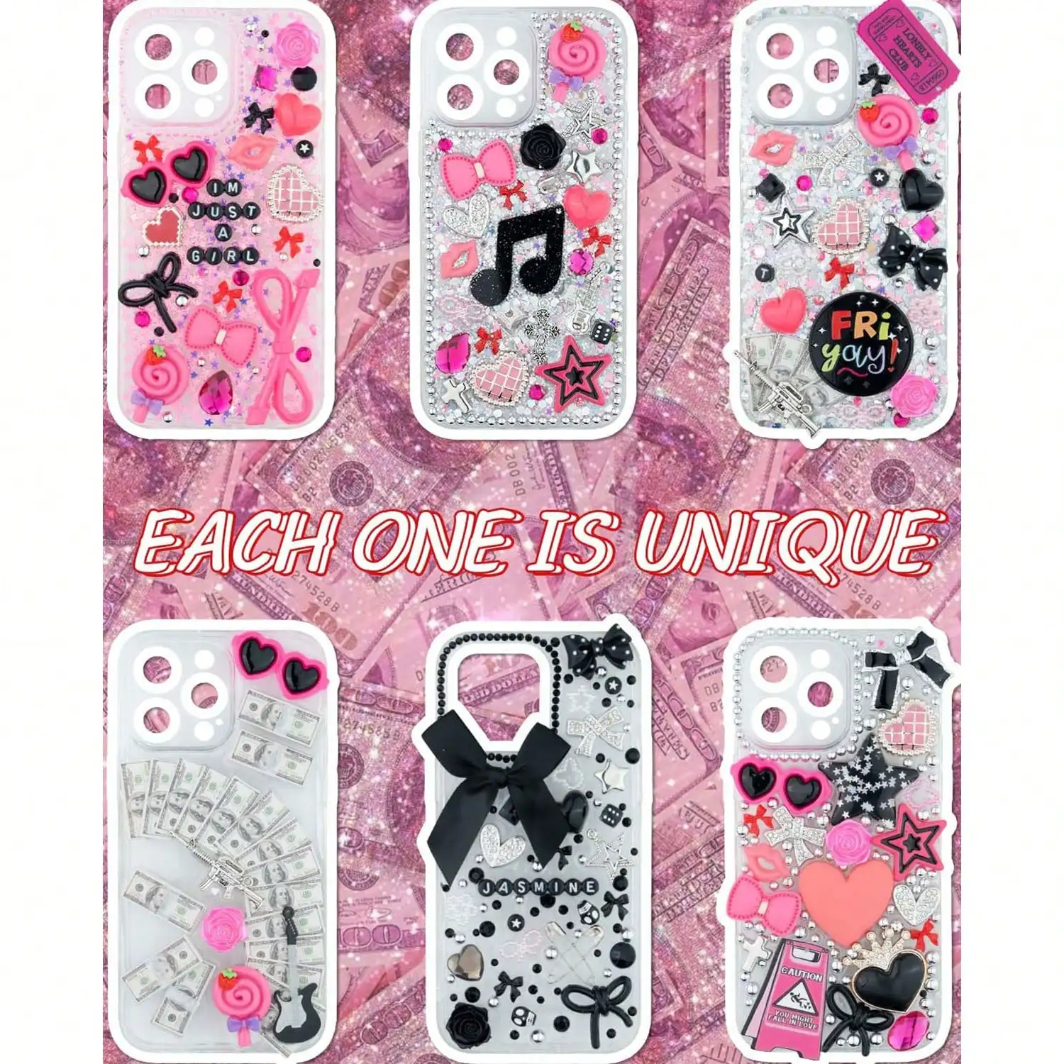 Kit de 1050 piezas de dijes pa - Phone Accessories Kit reseña y precio