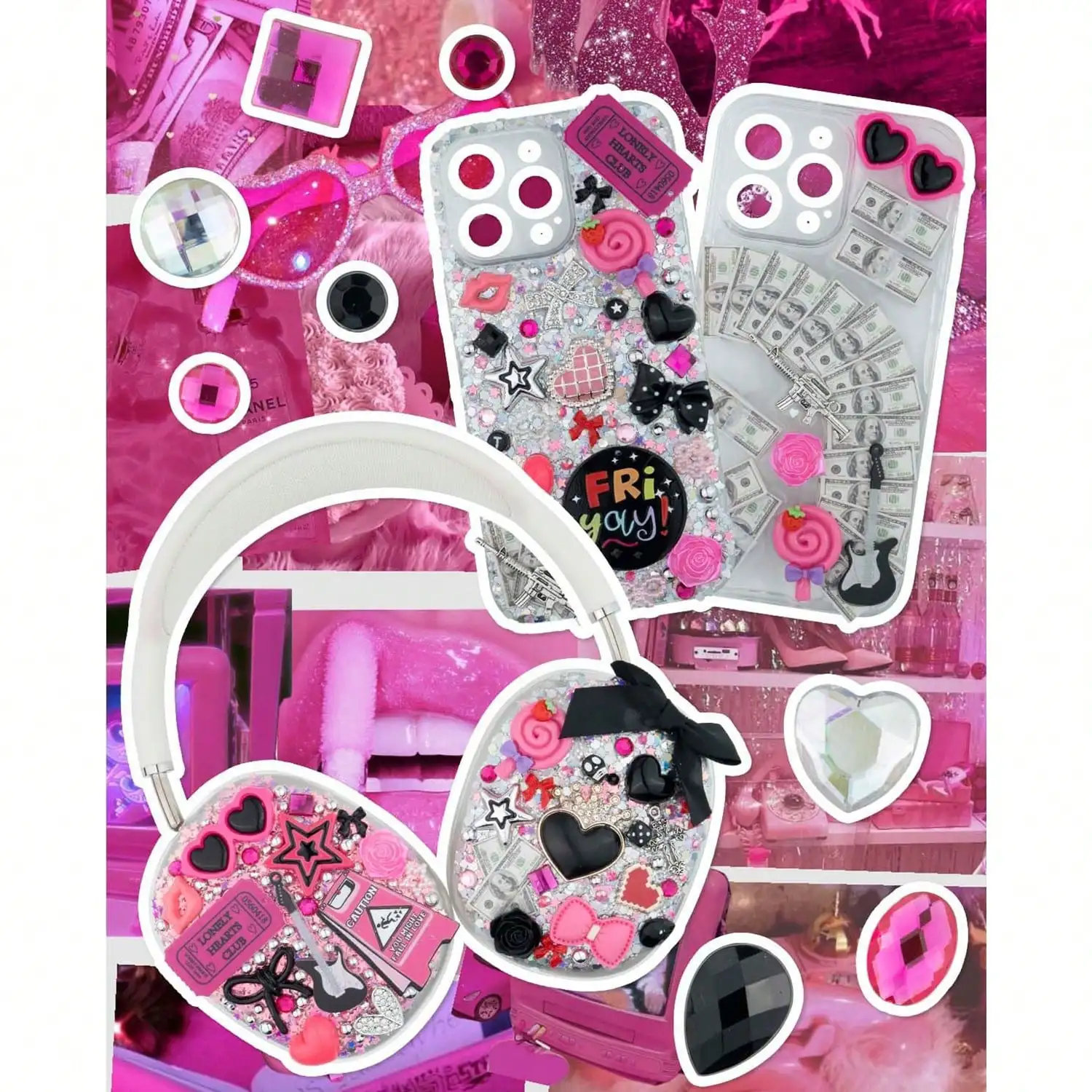 Kit de 1050 piezas de dijes pa - Phone Accessories Kit reseña y precio