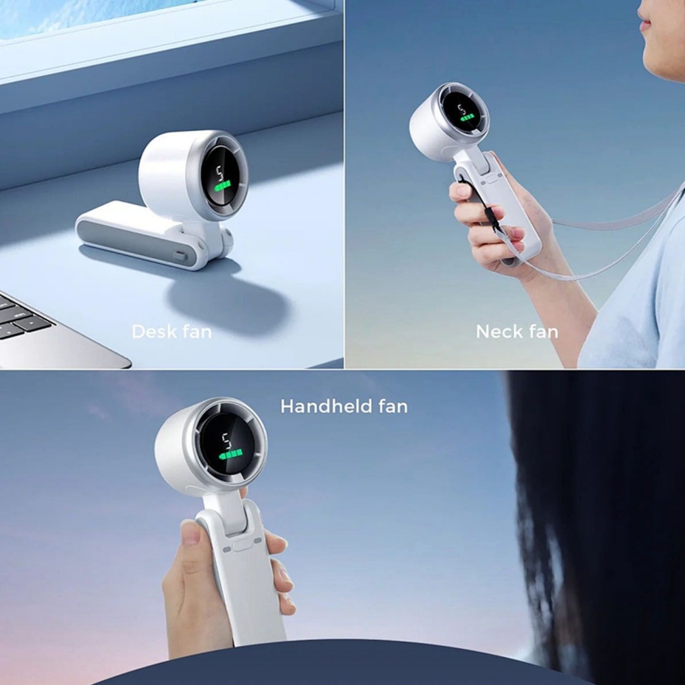 Mini ventilador portátil plega - Phone Cooling Fan reseña y precio