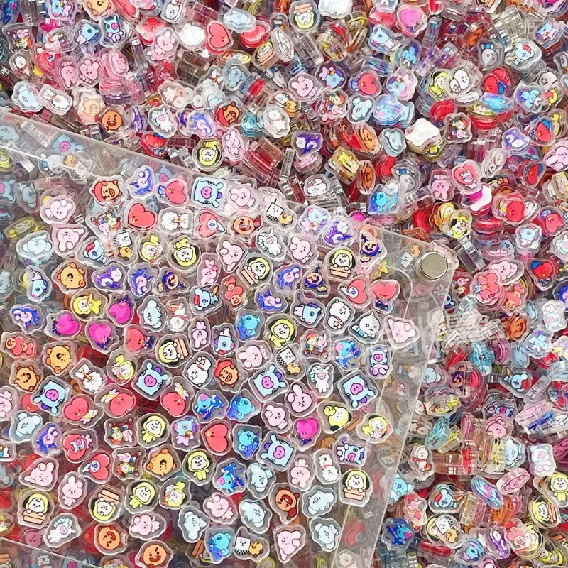 100 Mini Placas Acrílicas BT21 - Phone Accessories Toys reseña y precio