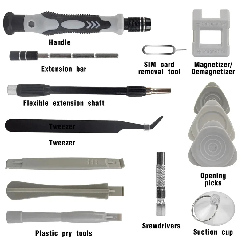 Juego de destornilladores magn - Phone Accessories Kit reseña y precio