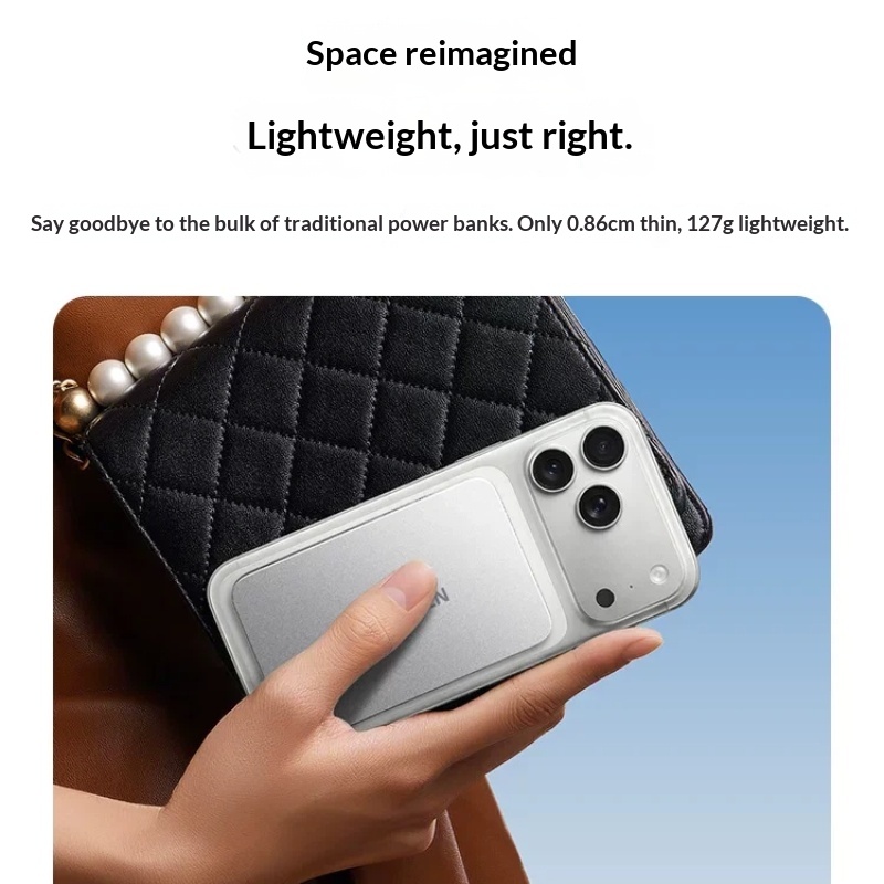 Batería Externa Magnética UGRE - Power Bank Slim reseña y precio