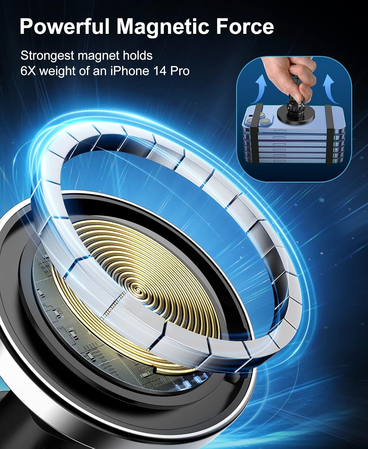 UYUXIO soporte magnético para  - Phone Cooling Fan reseña y precio