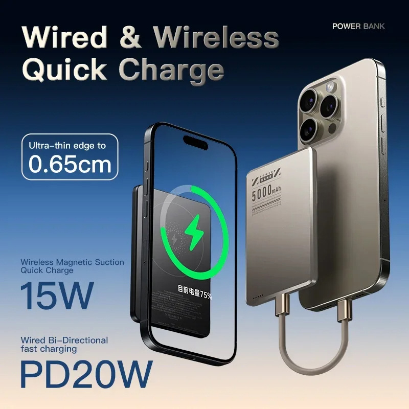 Batería Externa Magnética Ultr - Power Bank Slim reseña y precio