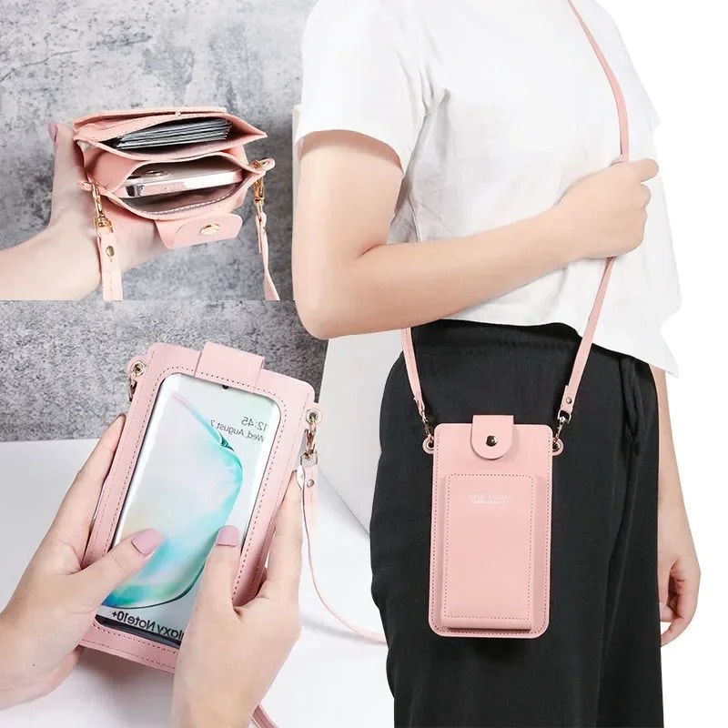 Bolso cruzado para teléfono mó - Phone Accessories Pouch reseña y precio